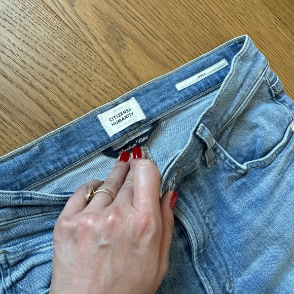 Citizens of Humanity Isola Mid Rise Cropped Boot Denim Jean - Size 25 - EUC - Picture 7 of 10